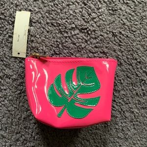 mini palm zip pouch